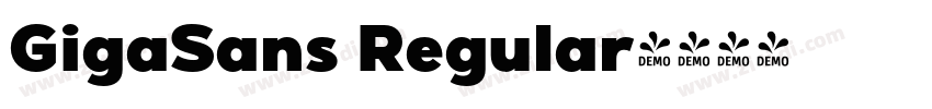 GigaSans Regular字体转换